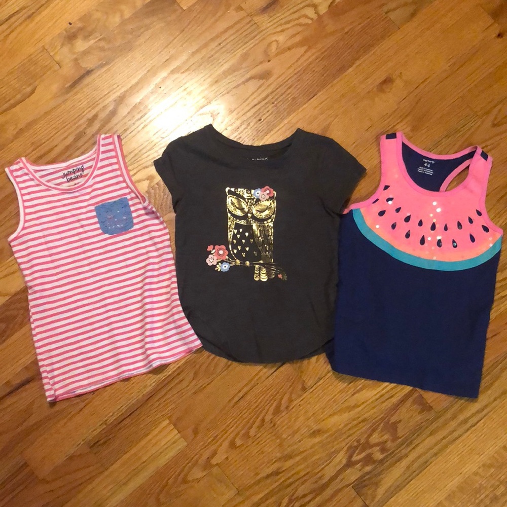 3 little girls shirts